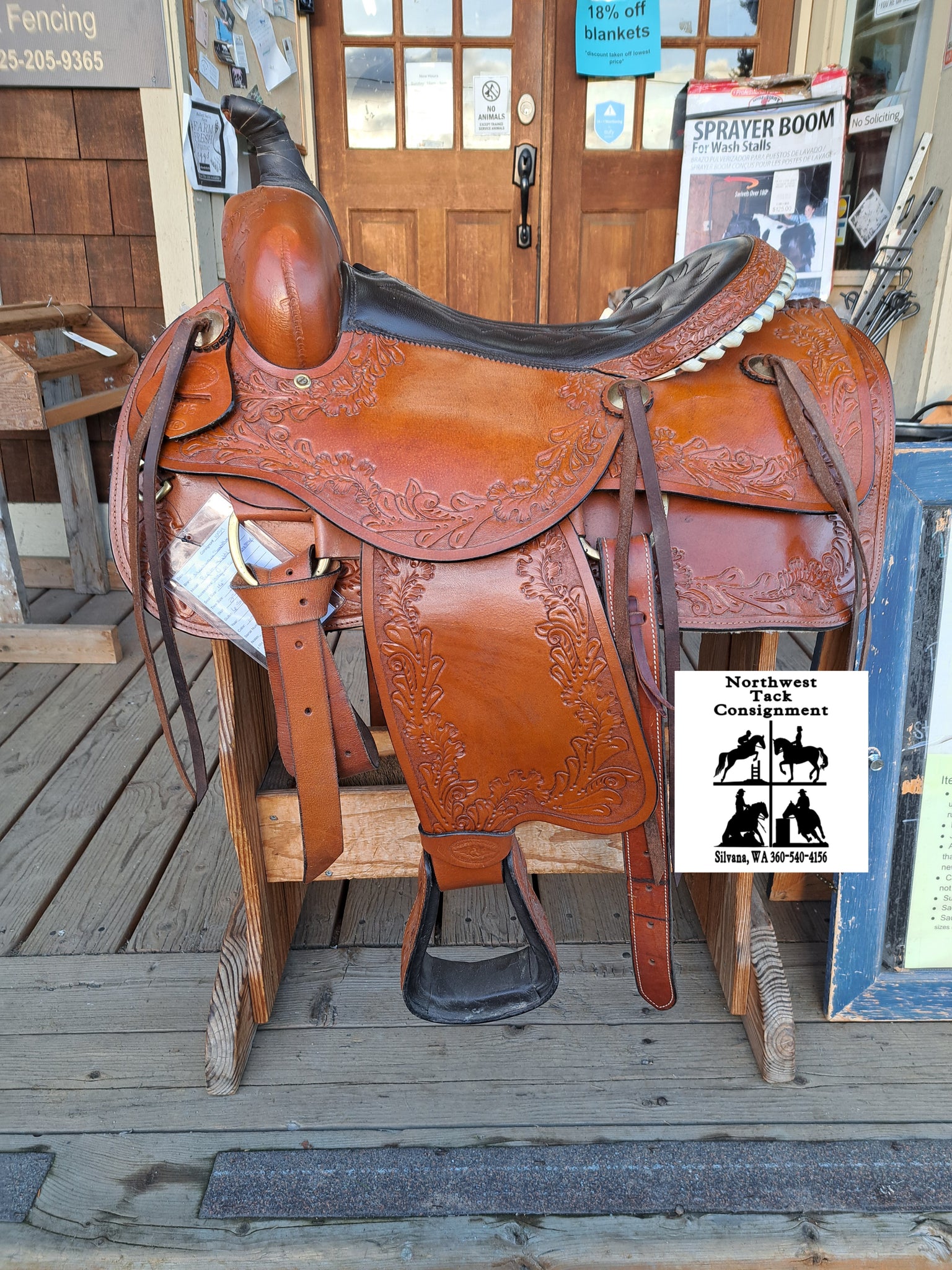 16" Montana Saddlery Roping Saddle