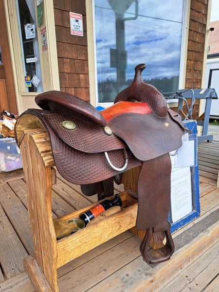 16" Bob's Custom Saddles Ranch Cutter