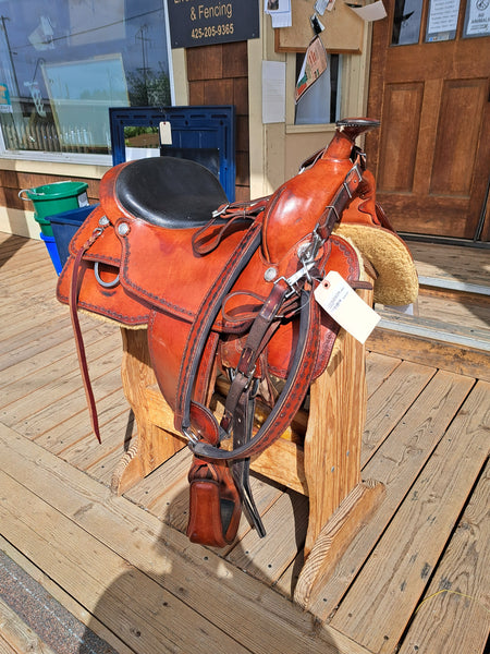 17" Ortho-Flex Range Roper Ranch Saddle