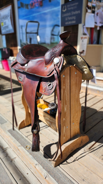 15" Hereford Tex Tan Pleasure Saddle