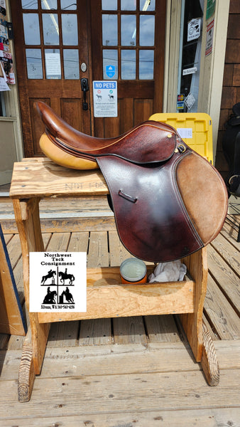 16.5" Collegiate Art All Purpose English Saddle