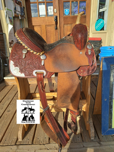 14.5" Billy Cook Barrel Saddle