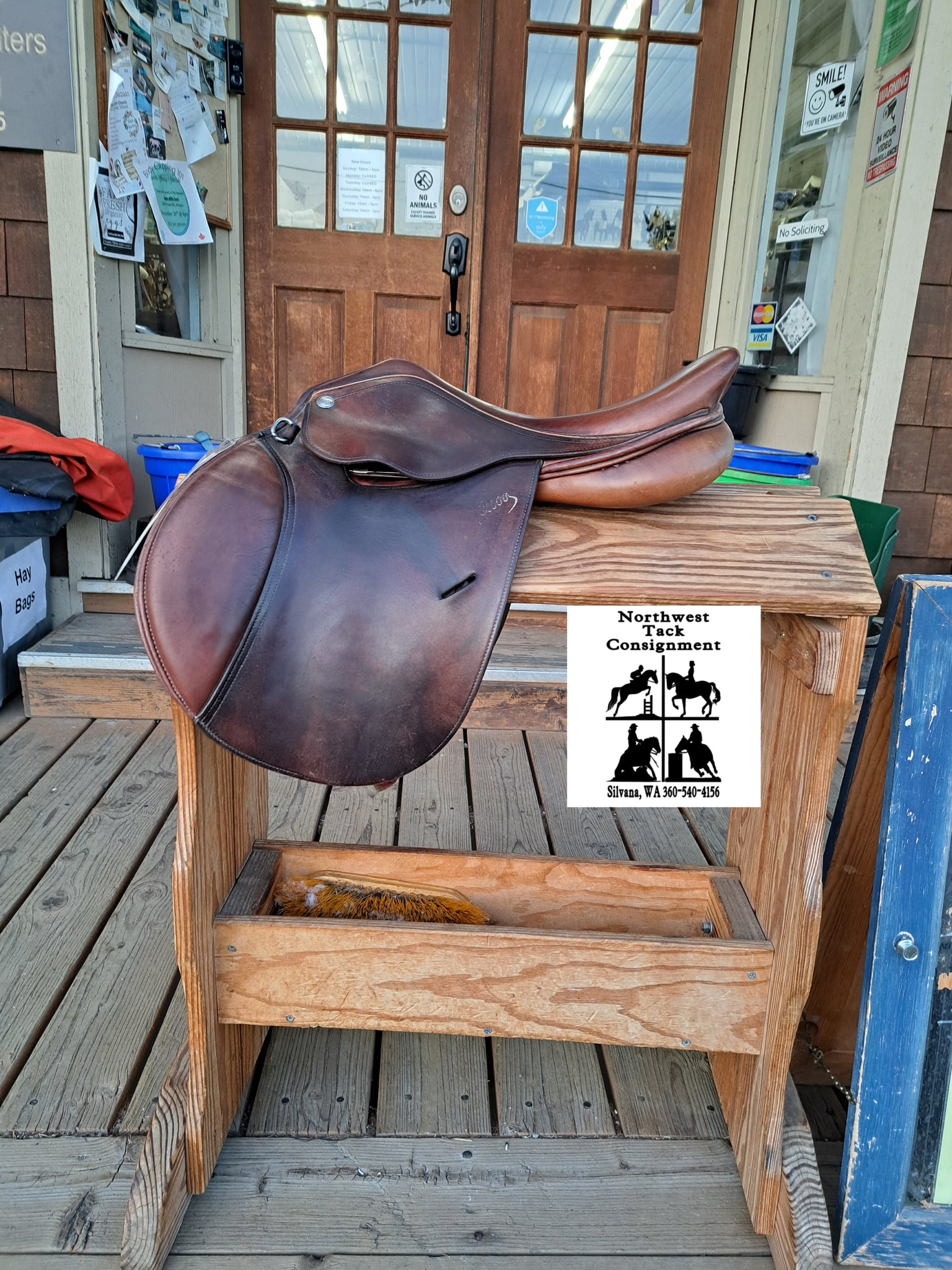 15" Pessoa AMO Junior Jump Saddle