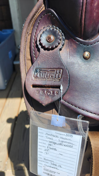 15" Amtech Western Trail Saddle