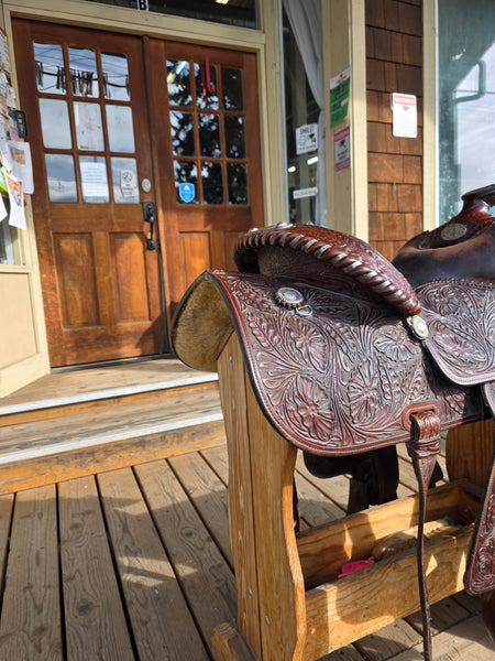 15" Victor Supreme Western Equitation Show Saddle