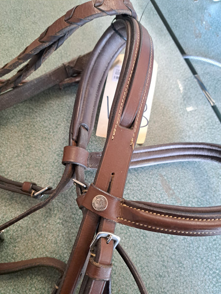 Val Du Boise Monocrown Jump Bridle - WB