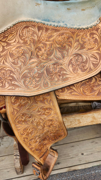 17" Silver Mesa Equitation Saddle