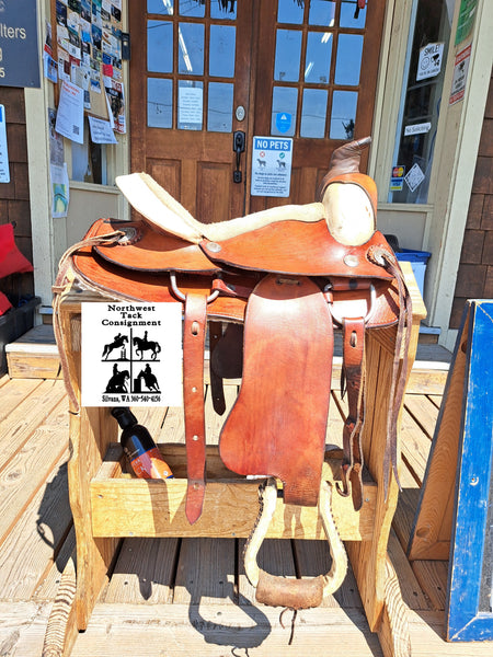 13" Three Bars Saddlery Youth All Around Saddle