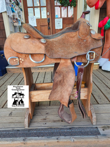 15.5" KO Roughout Training Saddle