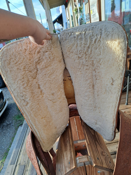 15" Vintage Keyston Western Saddle