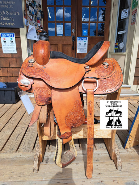 15" Hilason Roping Saddle
