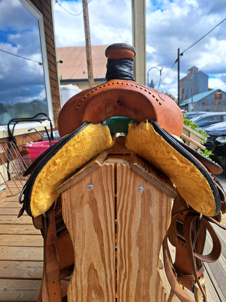15" Hilason Roping Saddle