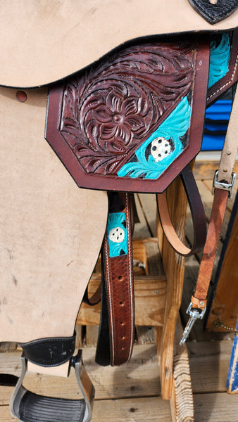 15" Barrel Racing Saddle Package