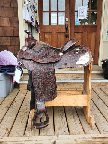 15.5" Vintage Circle Y Equitation Saddle