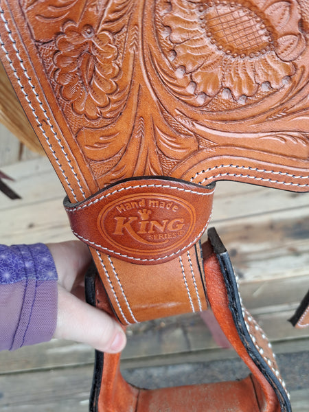 12" King Series Youth Braden Trail Saddle