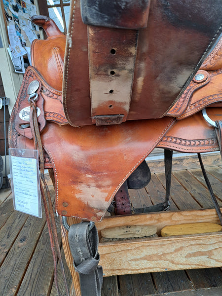 16" Ortho-flex Range Roper Ranch Saddle