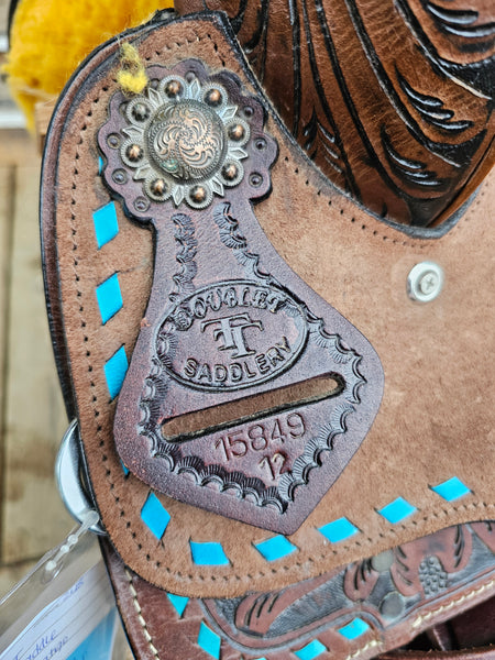 12" Double T Barrel Saddle