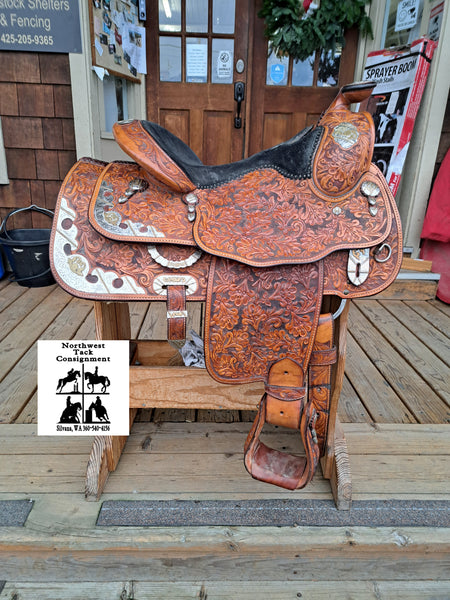 15" Billy Cook Longhorn Western Equitation Show Saddle