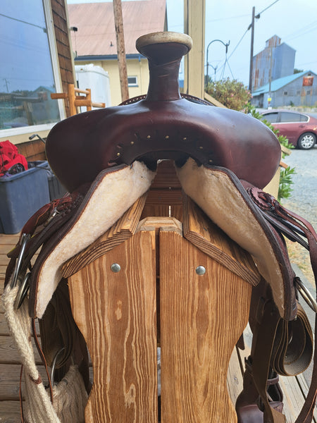17" Circle Y Draft Horse Western Saddle