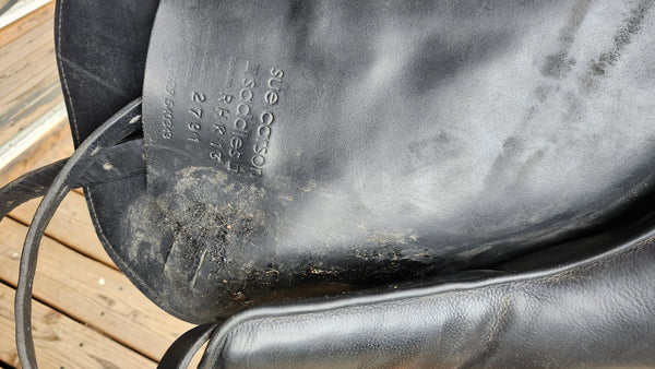 17.5" Sue Carson Kestrel MonoFlap Dressage Saddle