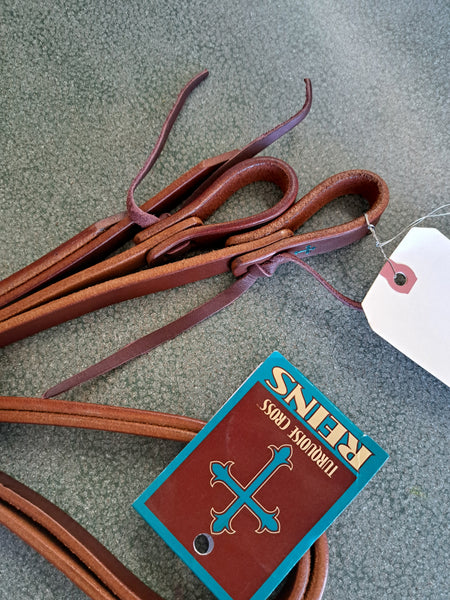 New Turquoise Cross Split Reins