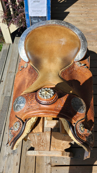 17" Mary's Custom Tack Western Equitation Show Saddle