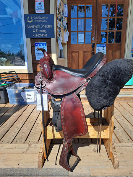 ON TRIAL 15.5" Dixieland Endurance Light Rider Western Trail Saddle