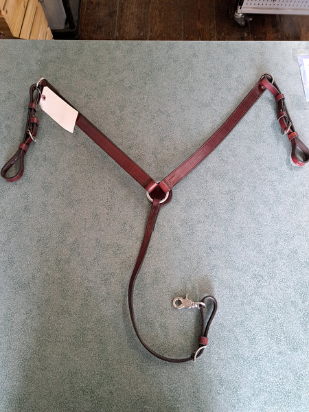 Crates smooth leather breast collar (western) COB