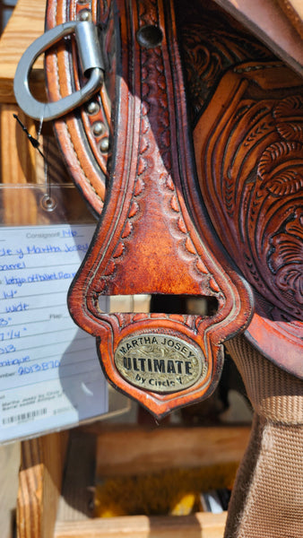14" Martha Josey Cirlce Y  Barrel saddle