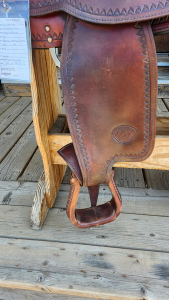 ON TRIAL 16" Tex Tan Tex-Flex Western Trail Saddle
