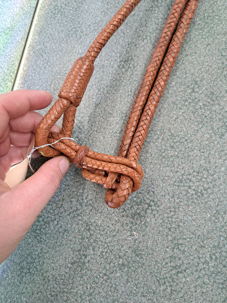 Braided Romal Reins W/ Ferrules