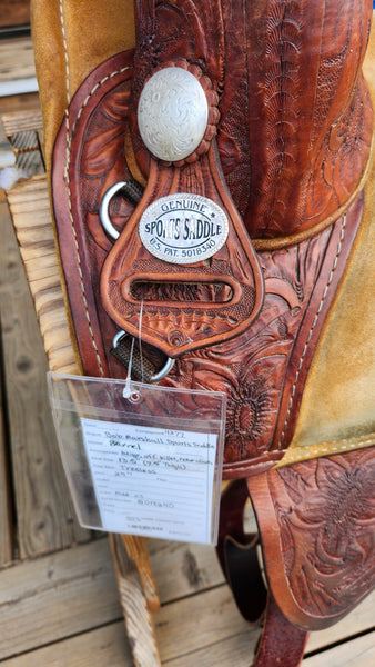 13.5" Sport Saddle Bob Marshall Treeless Barrel Saddle