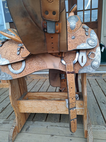 16.5" Blue Ribbon Western Equitation Show Saddle