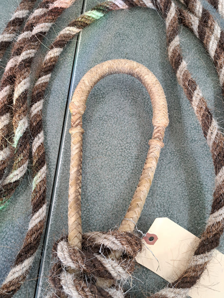 Rawhide Bosal W/ Mecate Reins