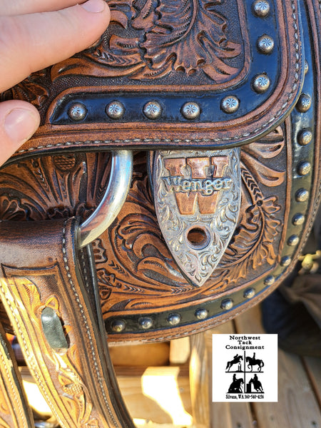 17" Wenger Custom Western Equitation Show Saddle