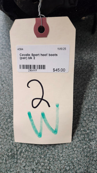 Size 2 Cavallo Sport Hoof Boot