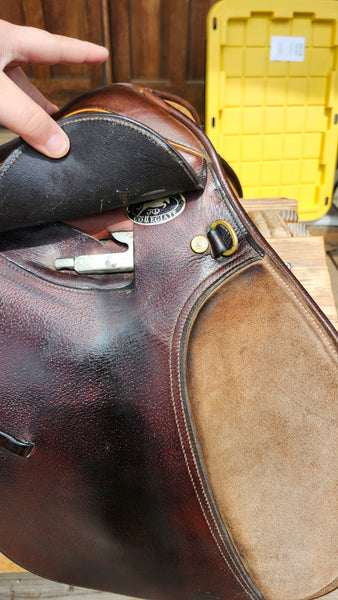 16.5" Collegiate Art All Purpose English Saddle