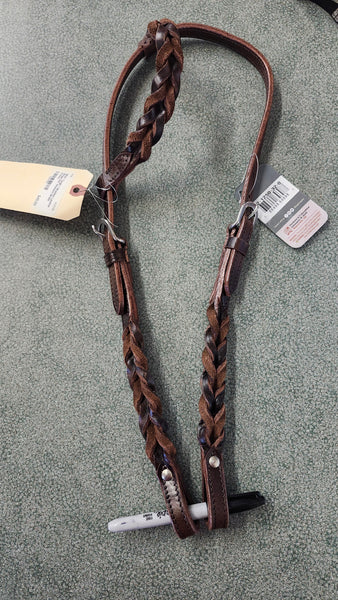New Tough 1 Braided Leather Single Ear Western Bridle