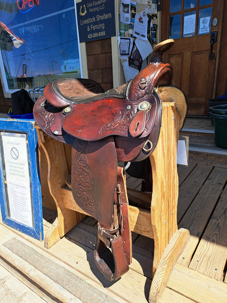 ON TRIAL 15" Circle Y Arabian Western Trail Saddle