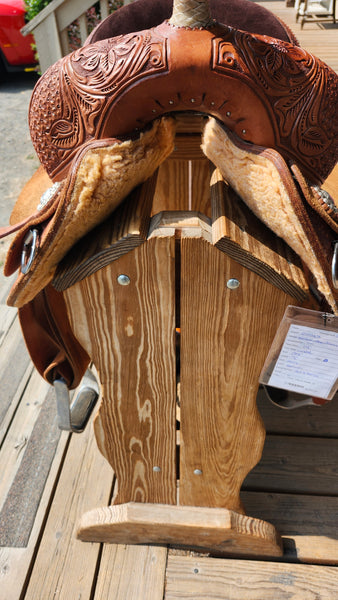 14" Circle Y Arizona Snowflake Barrel saddle