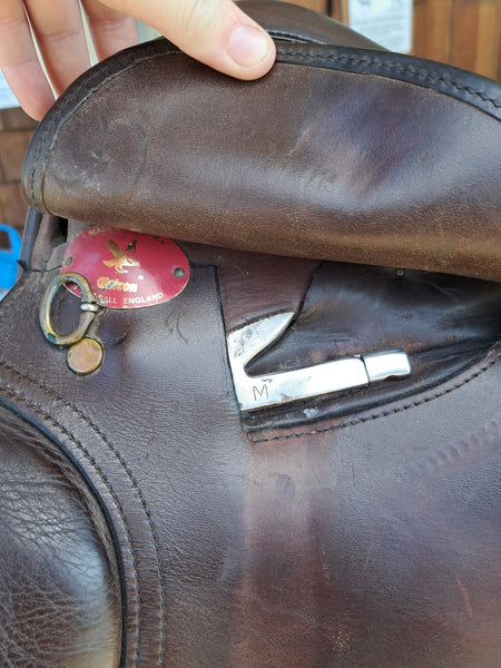 18" Jeffries Falcon Adler VSD Jumping Saddle