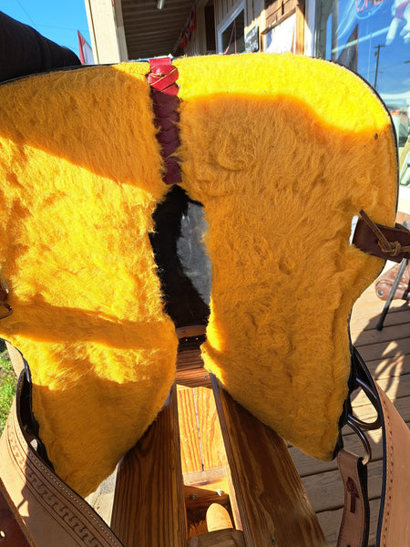 15" Double T Barrel Racing Saddle