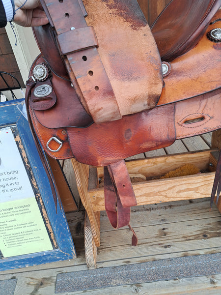 14" Simco Western Ranch Trail Saddle