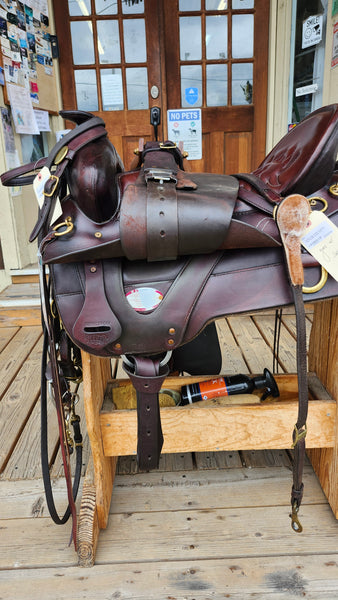 17.5" Tucker High Plains Western Trail Saddle