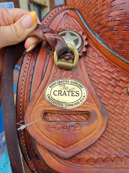 15" Crates Round Skirt Trail Saddle