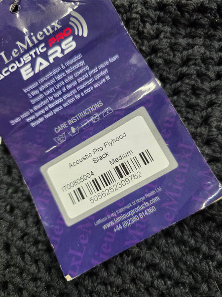 NEW Lemieux Acoustic Pro Ear Bonnet- Black-Medium