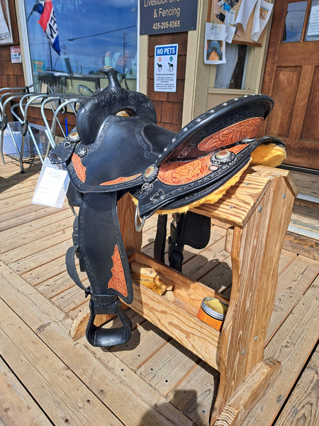 16.5" Allegany Mountain Western All Around Saddle