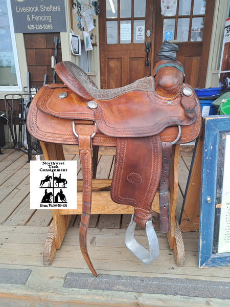 15.5" Billy Cook Roping Saddle