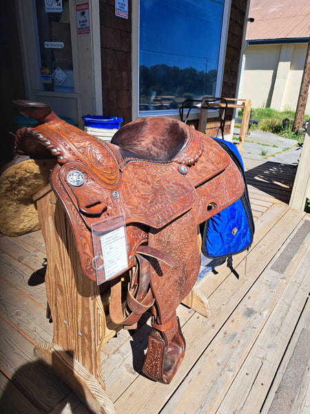 16" Champion Turf Vintage Western Equitation Show Saddle