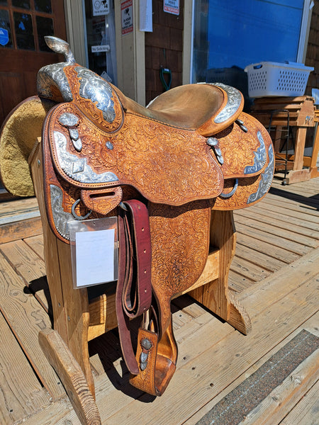 16" (Finished to 15") Blue Ribbon Western Equitation Show Saddle